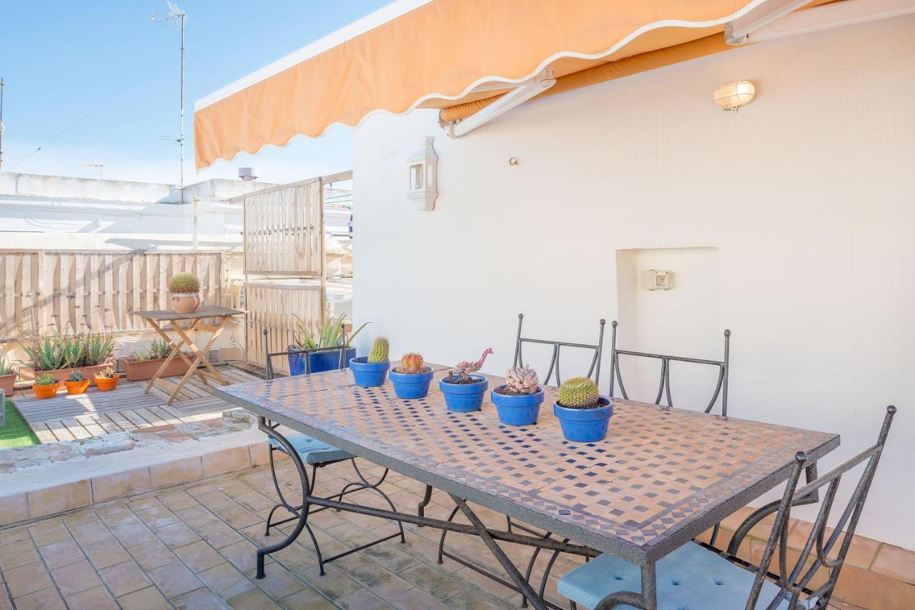 Apartamento Ático en el centro con terraza Cádiz Exterior foto